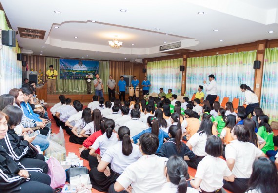 ภาพกิจกรรม คณะวิทยาศาสตร์และเทคโนโลยี จัดโครงการค่ายอาสาบำเพ็ญประโยชน์ส่งเสริมสุขภาพ เสริมสร้างคุณธรรมจริยธรรม และบูรณาการเรียนรู้เพื่อทำนุบำรุงศิลปวัฒนธรรม ครั้งที่ 4