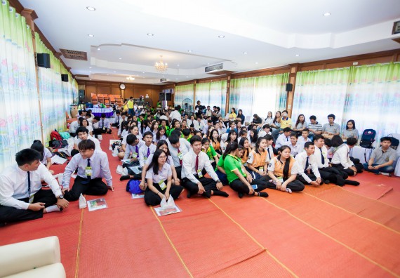 ภาพกิจกรรม คณะวิทยาศาสตร์และเทคโนโลยี จัดโครงการค่ายอาสาบำเพ็ญประโยชน์ส่งเสริมสุขภาพ เสริมสร้างคุณธรรมจริยธรรม และบูรณาการเรียนรู้เพื่อทำนุบำรุงศิลปวัฒนธรรม ครั้งที่ 4