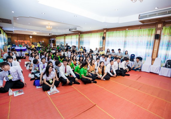 ภาพกิจกรรม คณะวิทยาศาสตร์และเทคโนโลยี จัดโครงการค่ายอาสาบำเพ็ญประโยชน์ส่งเสริมสุขภาพ เสริมสร้างคุณธรรมจริยธรรม และบูรณาการเรียนรู้เพื่อทำนุบำรุงศิลปวัฒนธรรม ครั้งที่ 4