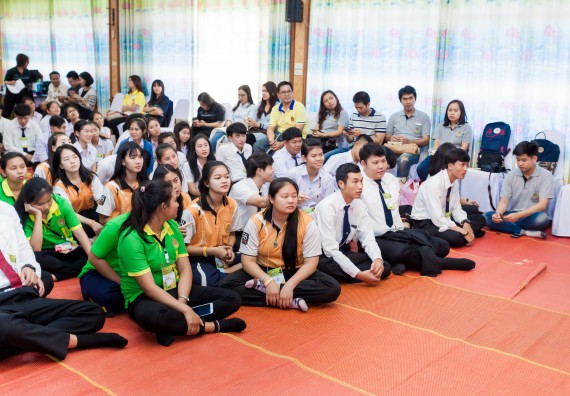 ภาพกิจกรรม คณะวิทยาศาสตร์และเทคโนโลยี จัดโครงการค่ายอาสาบำเพ็ญประโยชน์ส่งเสริมสุขภาพ เสริมสร้างคุณธรรมจริยธรรม และบูรณาการเรียนรู้เพื่อทำนุบำรุงศิลปวัฒนธรรม ครั้งที่ 4