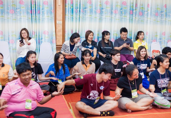 ภาพกิจกรรม คณะวิทยาศาสตร์และเทคโนโลยี จัดโครงการค่ายอาสาบำเพ็ญประโยชน์ส่งเสริมสุขภาพ เสริมสร้างคุณธรรมจริยธรรม และบูรณาการเรียนรู้เพื่อทำนุบำรุงศิลปวัฒนธรรม ครั้งที่ 4