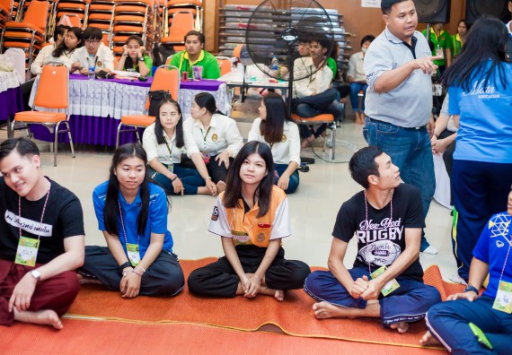 ภาพกิจกรรม คณะวิทยาศาสตร์และเทคโนโลยี จัดโครงการค่ายอาสาบำเพ็ญประโยชน์ส่งเสริมสุขภาพ เสริมสร้างคุณธรรมจริยธรรม และบูรณาการเรียนรู้เพื่อทำนุบำรุงศิลปวัฒนธรรม ครั้งที่ 4