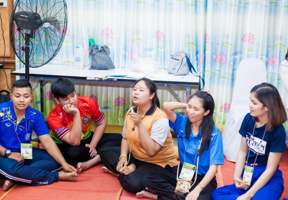 ภาพกิจกรรม คณะวิทยาศาสตร์และเทคโนโลยี จัดโครงการค่ายอาสาบำเพ็ญประโยชน์ส่งเสริมสุขภาพ เสริมสร้างคุณธรรมจริยธรรม และบูรณาการเรียนรู้เพื่อทำนุบำรุงศิลปวัฒนธรรม ครั้งที่ 4