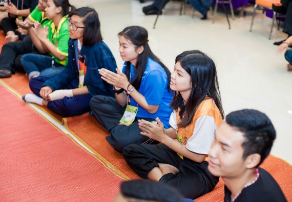 ภาพกิจกรรม คณะวิทยาศาสตร์และเทคโนโลยี จัดโครงการค่ายอาสาบำเพ็ญประโยชน์ส่งเสริมสุขภาพ เสริมสร้างคุณธรรมจริยธรรม และบูรณาการเรียนรู้เพื่อทำนุบำรุงศิลปวัฒนธรรม ครั้งที่ 4