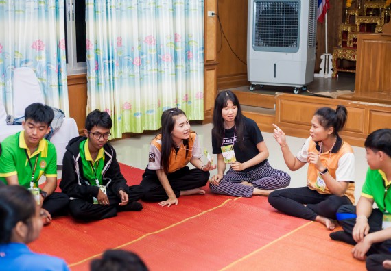 ภาพกิจกรรม คณะวิทยาศาสตร์และเทคโนโลยี จัดโครงการค่ายอาสาบำเพ็ญประโยชน์ส่งเสริมสุขภาพ เสริมสร้างคุณธรรมจริยธรรม และบูรณาการเรียนรู้เพื่อทำนุบำรุงศิลปวัฒนธรรม ครั้งที่ 4