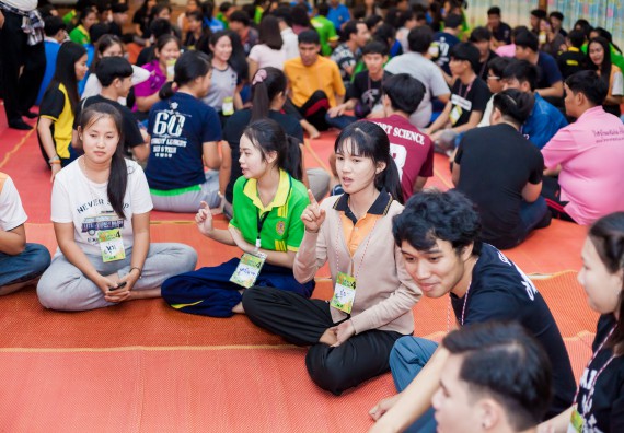 ภาพกิจกรรม คณะวิทยาศาสตร์และเทคโนโลยี จัดโครงการค่ายอาสาบำเพ็ญประโยชน์ส่งเสริมสุขภาพ เสริมสร้างคุณธรรมจริยธรรม และบูรณาการเรียนรู้เพื่อทำนุบำรุงศิลปวัฒนธรรม ครั้งที่ 4