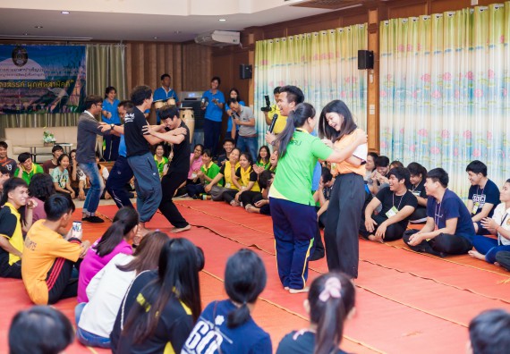 ภาพกิจกรรม คณะวิทยาศาสตร์และเทคโนโลยี จัดโครงการค่ายอาสาบำเพ็ญประโยชน์ส่งเสริมสุขภาพ เสริมสร้างคุณธรรมจริยธรรม และบูรณาการเรียนรู้เพื่อทำนุบำรุงศิลปวัฒนธรรม ครั้งที่ 4