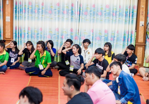 ภาพกิจกรรม คณะวิทยาศาสตร์และเทคโนโลยี จัดโครงการค่ายอาสาบำเพ็ญประโยชน์ส่งเสริมสุขภาพ เสริมสร้างคุณธรรมจริยธรรม และบูรณาการเรียนรู้เพื่อทำนุบำรุงศิลปวัฒนธรรม ครั้งที่ 4