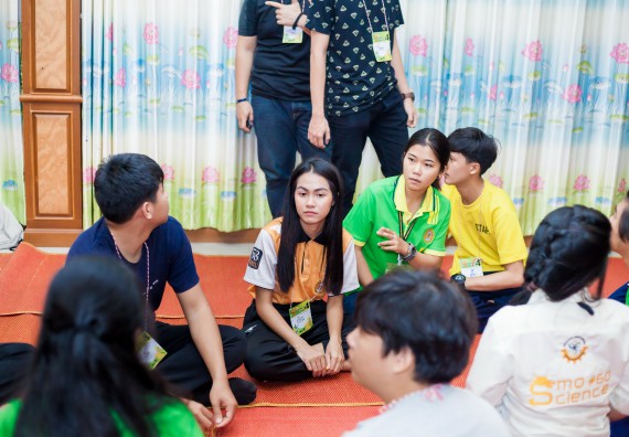 ภาพกิจกรรม คณะวิทยาศาสตร์และเทคโนโลยี จัดโครงการค่ายอาสาบำเพ็ญประโยชน์ส่งเสริมสุขภาพ เสริมสร้างคุณธรรมจริยธรรม และบูรณาการเรียนรู้เพื่อทำนุบำรุงศิลปวัฒนธรรม ครั้งที่ 4