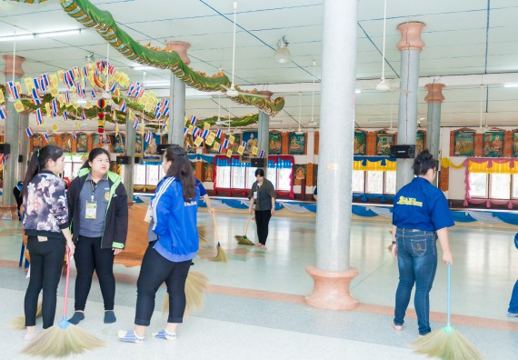 ภาพกิจกรรม คณะวิทยาศาสตร์และเทคโนโลยี จัดโครงการค่ายอาสาบำเพ็ญประโยชน์ส่งเสริมสุขภาพ เสริมสร้างคุณธรรมจริยธรรม และบูรณาการเรียนรู้เพื่อทำนุบำรุงศิลปวัฒนธรรม ครั้งที่ 4