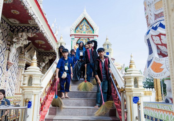 ภาพกิจกรรม คณะวิทยาศาสตร์และเทคโนโลยี จัดโครงการค่ายอาสาบำเพ็ญประโยชน์ส่งเสริมสุขภาพ เสริมสร้างคุณธรรมจริยธรรม และบูรณาการเรียนรู้เพื่อทำนุบำรุงศิลปวัฒนธรรม ครั้งที่ 4