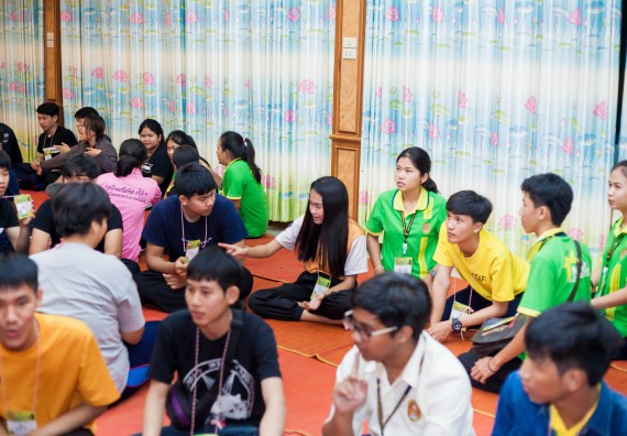 ภาพกิจกรรม คณะวิทยาศาสตร์และเทคโนโลยี จัดโครงการค่ายอาสาบำเพ็ญประโยชน์ส่งเสริมสุขภาพ เสริมสร้างคุณธรรมจริยธรรม และบูรณาการเรียนรู้เพื่อทำนุบำรุงศิลปวัฒนธรรม ครั้งที่ 4