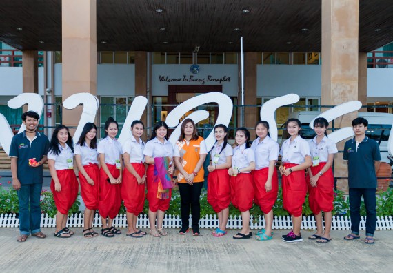 ภาพกิจกรรม คณะวิทยาศาสตร์และเทคโนโลยี จัดโครงการค่ายอาสาบำเพ็ญประโยชน์ส่งเสริมสุขภาพ เสริมสร้างคุณธรรมจริยธรรม และบูรณาการเรียนรู้เพื่อทำนุบำรุงศิลปวัฒนธรรม ครั้งที่ 4