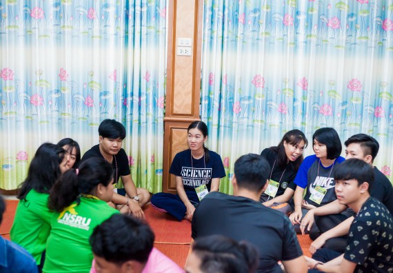 ภาพกิจกรรม คณะวิทยาศาสตร์และเทคโนโลยี จัดโครงการค่ายอาสาบำเพ็ญประโยชน์ส่งเสริมสุขภาพ เสริมสร้างคุณธรรมจริยธรรม และบูรณาการเรียนรู้เพื่อทำนุบำรุงศิลปวัฒนธรรม ครั้งที่ 4