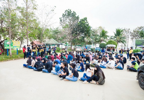 ภาพกิจกรรม คณะวิทยาศาสตร์และเทคโนโลยี จัดโครงการค่ายอาสาบำเพ็ญประโยชน์ส่งเสริมสุขภาพ เสริมสร้างคุณธรรมจริยธรรม และบูรณาการเรียนรู้เพื่อทำนุบำรุงศิลปวัฒนธรรม ครั้งที่ 4