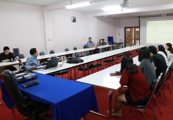 ภาพกิจกรรม คณะวิทยาศาสตร์และเทคโนโลยี จัดการประชุม เรื่อง การจัดโครงการอบรมพัฒนาทักษะทางวิทยาศาสตร์และเทคโนโลยี