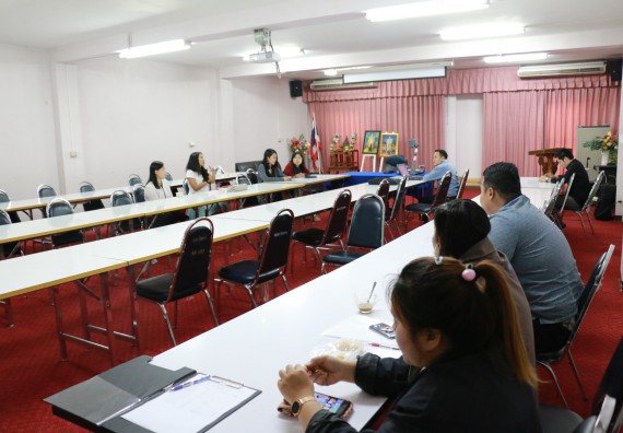 ภาพกิจกรรม คณะวิทยาศาสตร์และเทคโนโลยี จัดการประชุม เรื่อง การจัดโครงการอบรมพัฒนาทักษะทางวิทยาศาสตร์และเทคโนโลยี