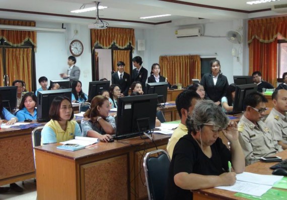 ภาพกิจกรรม คณะวิทยาศาสตร์และเทคโนโลยี จัดการอบรมเชิงปฏิบัติการด้านคอมพิวเตอร์และเทคโนโลยีสู่ชุมชนประจำปี 2561