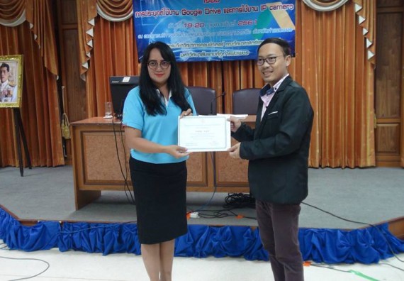 ภาพกิจกรรม คณะวิทยาศาสตร์และเทคโนโลยี จัดการอบรมเชิงปฏิบัติการด้านคอมพิวเตอร์และเทคโนโลยีสู่ชุมชนประจำปี 2561