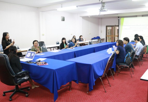 ภาพกิจกรรม คณะวิทยาศาสตร์และเทคโนโลยี จัดกิจกรรมการแลกเปลี่ยนเรียนรู้การแสวงหาทุนสนับสนุนงานวิจัยเพื่อพัฒนาชุมชนจากแหล่งทุนภายนอกและการตีพิมพ์หรือเผยแพร่วารสารทางวิชาการที่มีคุณภาพสูงขึ้น