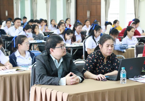 ภาพกิจกรรม คณะวิทยาศาสตร์และเทคโนโลยี เข้าร่วมโครงการฝึกอบรมและพัฒนายกระดับความปลอดภัยของห้องปฏิบัติการที่เกี่ยวข้องกับสารเคมี (ESPReL)