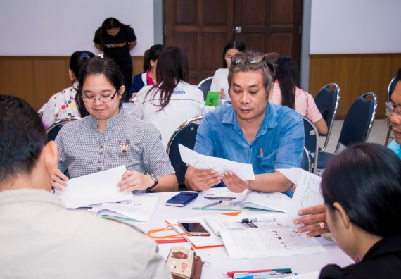 ภาพกิจกรรม คณะวิทยาศาสตร์และเทคโนโลยี จัดการอบรมเชิงปฏิบัติการ เรื่อง การส่งเสริมการเรียนรู้วิทยาศาสตร์ในรูปแบบ STEM