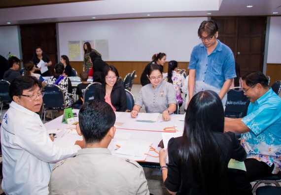 ภาพกิจกรรม คณะวิทยาศาสตร์และเทคโนโลยี จัดการอบรมเชิงปฏิบัติการ เรื่อง การส่งเสริมการเรียนรู้วิทยาศาสตร์ในรูปแบบ STEM