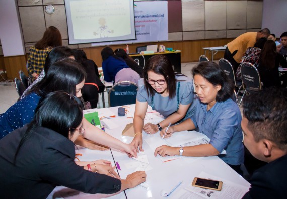 ภาพกิจกรรม คณะวิทยาศาสตร์และเทคโนโลยี จัดการอบรมเชิงปฏิบัติการ เรื่อง การส่งเสริมการเรียนรู้วิทยาศาสตร์ในรูปแบบ STEM