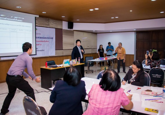 ภาพกิจกรรม คณะวิทยาศาสตร์และเทคโนโลยี จัดการอบรมเชิงปฏิบัติการ เรื่อง การส่งเสริมการเรียนรู้วิทยาศาสตร์ในรูปแบบ STEM