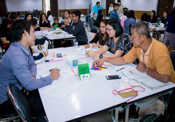 ภาพกิจกรรม คณะวิทยาศาสตร์และเทคโนโลยี จัดการอบรมเชิงปฏิบัติการ เรื่อง การส่งเสริมการเรียนรู้วิทยาศาสตร์ในรูปแบบ STEM