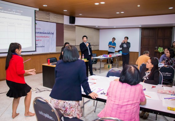 ภาพกิจกรรม คณะวิทยาศาสตร์และเทคโนโลยี จัดการอบรมเชิงปฏิบัติการ เรื่อง การส่งเสริมการเรียนรู้วิทยาศาสตร์ในรูปแบบ STEM