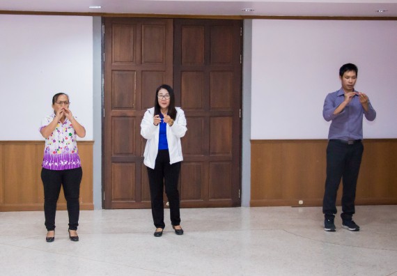 ภาพกิจกรรม คณะวิทยาศาสตร์และเทคโนโลยี จัดการอบรมเชิงปฏิบัติการ เรื่อง การส่งเสริมการเรียนรู้วิทยาศาสตร์ในรูปแบบ STEM