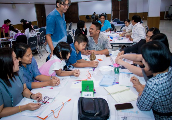 ภาพกิจกรรม คณะวิทยาศาสตร์และเทคโนโลยี จัดการอบรมเชิงปฏิบัติการ เรื่อง การส่งเสริมการเรียนรู้วิทยาศาสตร์ในรูปแบบ STEM