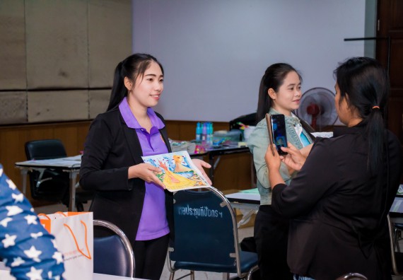 ภาพกิจกรรม คณะวิทยาศาสตร์และเทคโนโลยี จัดการอบรมเชิงปฏิบัติการ เรื่อง การส่งเสริมการเรียนรู้วิทยาศาสตร์ในรูปแบบ STEM