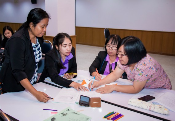 ภาพกิจกรรม คณะวิทยาศาสตร์และเทคโนโลยี จัดการอบรมเชิงปฏิบัติการ เรื่อง การส่งเสริมการเรียนรู้วิทยาศาสตร์ในรูปแบบ STEM