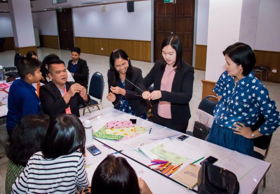 ภาพกิจกรรม คณะวิทยาศาสตร์และเทคโนโลยี จัดการอบรมเชิงปฏิบัติการ เรื่อง การส่งเสริมการเรียนรู้วิทยาศาสตร์ในรูปแบบ STEM