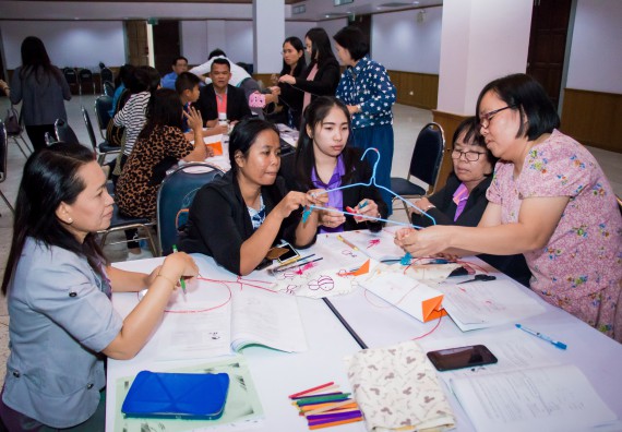 ภาพกิจกรรม คณะวิทยาศาสตร์และเทคโนโลยี จัดการอบรมเชิงปฏิบัติการ เรื่อง การส่งเสริมการเรียนรู้วิทยาศาสตร์ในรูปแบบ STEM