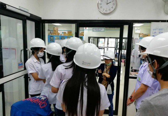  ภาพกิจกรรม โปรแกรมวิชาวิทยาศาสตร์และเทคโนโลยีการอาหาร จัดกิจกรรมศึกษาดูงาน