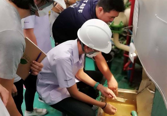  ภาพกิจกรรม โปรแกรมวิชาวิทยาศาสตร์และเทคโนโลยีการอาหาร จัดกิจกรรมศึกษาดูงาน