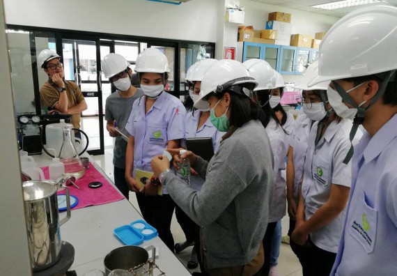  ภาพกิจกรรม โปรแกรมวิชาวิทยาศาสตร์และเทคโนโลยีการอาหาร จัดกิจกรรมศึกษาดูงาน