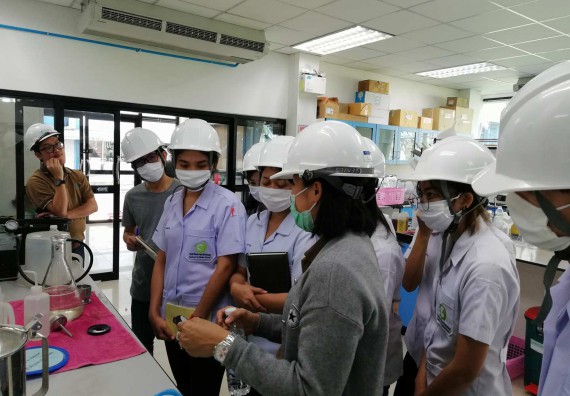  ภาพกิจกรรม โปรแกรมวิชาวิทยาศาสตร์และเทคโนโลยีการอาหาร จัดกิจกรรมศึกษาดูงาน