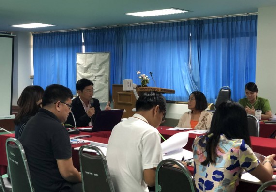  ภาพกิจกรรม คณะวิทยาศาสตร์และเทคโนโลยี เข้าร่วมรับฟังการชี้เเจง หลักเกณฑ์ และวิธีการประเมินเพื่อต่อสัญญาจ้างพนักงานมหาวิทยาลัยสายวิชาการ