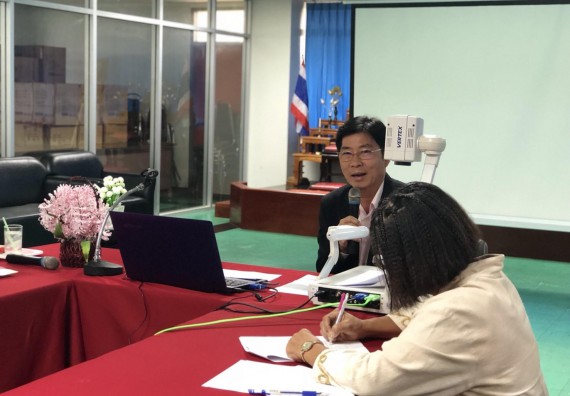  ภาพกิจกรรม คณะวิทยาศาสตร์และเทคโนโลยี เข้าร่วมรับฟังการชี้เเจง หลักเกณฑ์ และวิธีการประเมินเพื่อต่อสัญญาจ้างพนักงานมหาวิทยาลัยสายวิชาการ