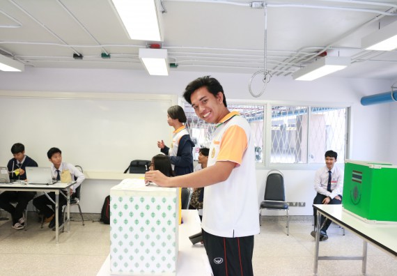 ภาพกิจกรรม สโมสรนักศึกษาคณะวิทยาศาสตร์และเทคโนโลยี จัดกิจกรรมเลือกตั้งนายกสโมสรนักศึกษาคณะวิทยาศาสตร์และเทคโนโลยี