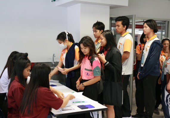 ภาพกิจกรรม สโมสรนักศึกษาคณะวิทยาศาสตร์และเทคโนโลยี จัดกิจกรรมเลือกตั้งนายกสโมสรนักศึกษาคณะวิทยาศาสตร์และเทคโนโลยี