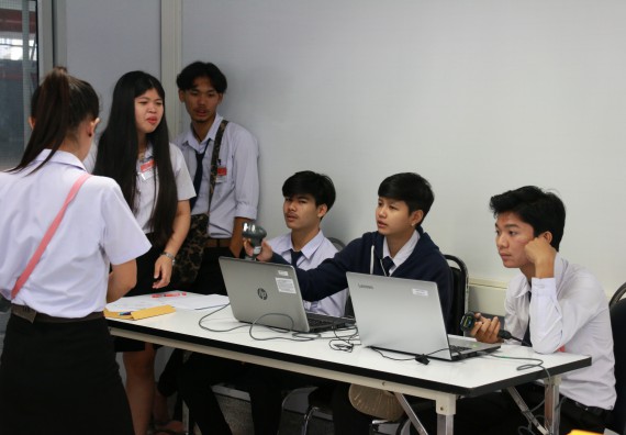 ภาพกิจกรรม สโมสรนักศึกษาคณะวิทยาศาสตร์และเทคโนโลยี จัดกิจกรรมเลือกตั้งนายกสโมสรนักศึกษาคณะวิทยาศาสตร์และเทคโนโลยี