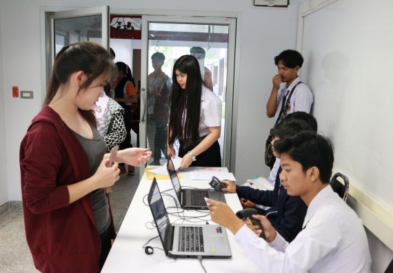 ภาพกิจกรรม สโมสรนักศึกษาคณะวิทยาศาสตร์และเทคโนโลยี จัดกิจกรรมเลือกตั้งนายกสโมสรนักศึกษาคณะวิทยาศาสตร์และเทคโนโลยี