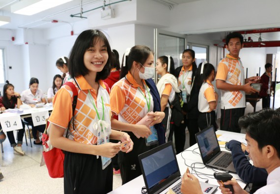 ภาพกิจกรรม สโมสรนักศึกษาคณะวิทยาศาสตร์และเทคโนโลยี จัดกิจกรรมเลือกตั้งนายกสโมสรนักศึกษาคณะวิทยาศาสตร์และเทคโนโลยี