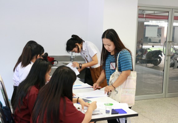 ภาพกิจกรรม สโมสรนักศึกษาคณะวิทยาศาสตร์และเทคโนโลยี จัดกิจกรรมเลือกตั้งนายกสโมสรนักศึกษาคณะวิทยาศาสตร์และเทคโนโลยี