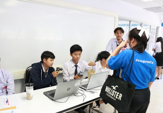 ภาพกิจกรรม สโมสรนักศึกษาคณะวิทยาศาสตร์และเทคโนโลยี จัดกิจกรรมเลือกตั้งนายกสโมสรนักศึกษาคณะวิทยาศาสตร์และเทคโนโลยี